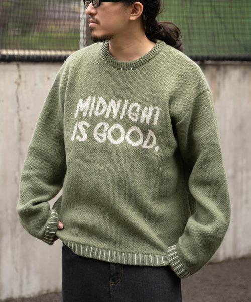 VENCEEXCHANGE（ヴァンスエクスチェンジ）の「ハンドステッチモヘアライククルーネックニット（ニット/セーター・メンズ・ネイビー/ブラック/カーキ/ホワイト・LL/L/M）」の7枚目の写真