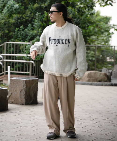 VENCEEXCHANGE（ヴァンスエクスチェンジ）の「ハンドステッチモヘアライククルーネックニット（ニット/セーター・メンズ・ネイビー/ブラック/カーキ/ホワイト・LL/L/M）」の14枚目の写真