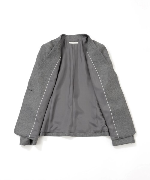 【美品】エポカのジャケット セール】 【24 TWENTY FOUR Noble】 ノーカラージャケット