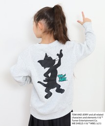 Tom＆Jerry | TOM&JERRY バックプリント裏起毛トレーナー KIDS(スウェット)
