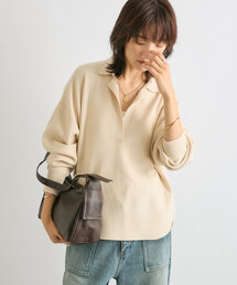 RIVE DROITE | 【ウォッシャブル】スキッパーポロニット(ニット/セーター)