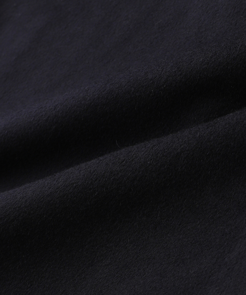 markaware（マーカウェア）の「MARKAWARE 別注 CASHMERE SNAP OVER SHIRT（シャツ/ブラウス・メンズ・ネイビー・1/2/3）」の4枚目の写真