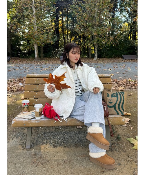 efill(エフィル)の「カジュアル スウェット パンツ(スウェットパンツ・レディース・グレー・L)」の8枚目の写真