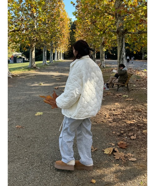 efill(エフィル)の「カジュアル スウェット パンツ(スウェットパンツ・レディース・グレー・L)」の13枚目の写真