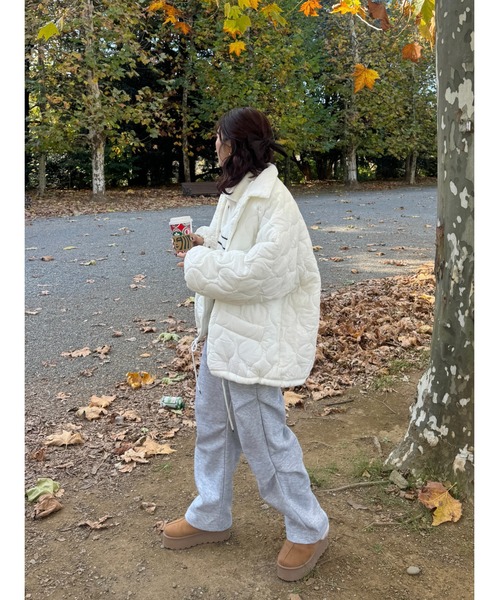 efill(エフィル)の「カジュアル スウェット パンツ(スウェットパンツ・レディース・グレー・L)」の5枚目の写真