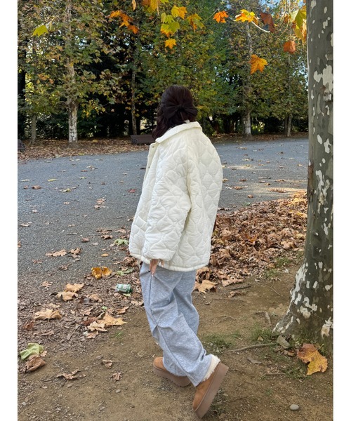 efill(エフィル)の「カジュアル スウェット パンツ(スウェットパンツ・レディース・グレー・L)」の6枚目の写真