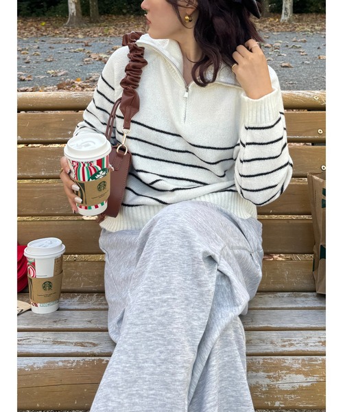 efill(エフィル)の「カジュアル スウェット パンツ(スウェットパンツ・レディース・グレー・L)」の17枚目の写真