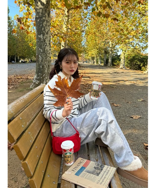 efill(エフィル)の「カジュアル スウェット パンツ(スウェットパンツ・レディース・グレー・L)」の10枚目の写真