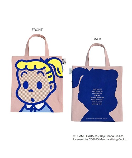 OSAMU GOODS（オサムグッズ）の「OSAMU GOODS(オサムグッズ)×ROOTOTE(ルートート)/OE.RT.OSAMUGOODS-CB（トートバッグ・レディース・イエロー系その他/ピンク系その他/ブルー系その他・FREE）」の3枚目の写真