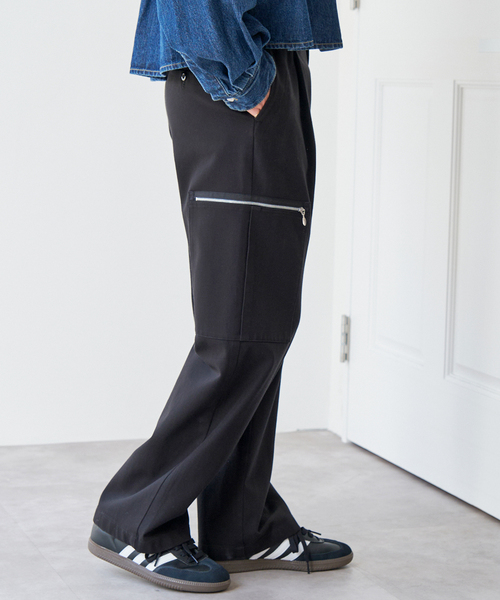 Spick & Span(スピックアンドスパン)の「ウォッシュドカーゴパンツ(カーゴパンツ・レディース・ブラック/ホワイト系その他・36/38)」の5枚目の写真