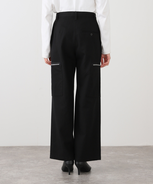 Spick & Span(スピックアンドスパン)の「ウォッシュドカーゴパンツ(カーゴパンツ・レディース・ブラック/ホワイト系その他・36/38)」の20枚目の写真