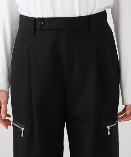 Spick & Span(スピックアンドスパン)の「ウォッシュドカーゴパンツ(カーゴパンツ・レディース・ブラック/ホワイト系その他・36/38)」の21枚目の写真