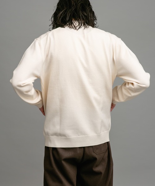 URBAN RESEARCH Sonny Label(アーバンリサーチサニーレーベル)の「ハイゲージモックネックニットプルオーバー(ニット/セーター・メンズ・ブラック/グレー/オフホワイト・MEDIUM/LARGE/X-LARGE)」の5枚目の写真