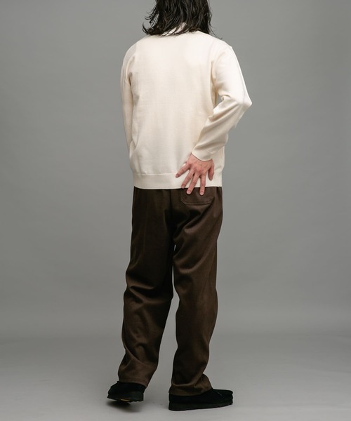 URBAN RESEARCH Sonny Label(アーバンリサーチサニーレーベル)の「ハイゲージモックネックニットプルオーバー(ニット/セーター・メンズ・ブラック/グレー/オフホワイト・MEDIUM/LARGE/X-LARGE)」の8枚目の写真