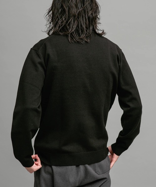 URBAN RESEARCH Sonny Label(アーバンリサーチサニーレーベル)の「ハイゲージモックネックニットプルオーバー(ニット/セーター・メンズ・ブラック/グレー/オフホワイト・MEDIUM/LARGE/X-LARGE)」の10枚目の写真