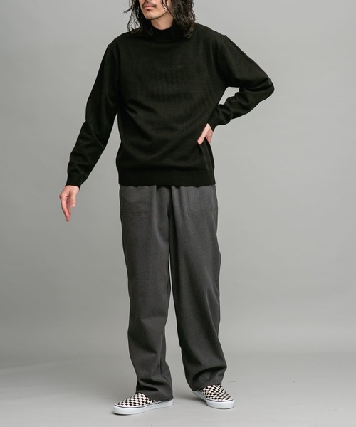 URBAN RESEARCH Sonny Label(アーバンリサーチサニーレーベル)の「ハイゲージモックネックニットプルオーバー(ニット/セーター・メンズ・ブラック/グレー/オフホワイト・MEDIUM/LARGE/X-LARGE)」の11枚目の写真