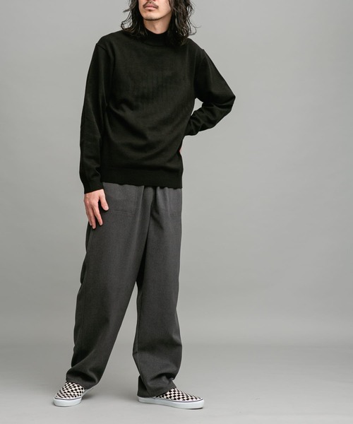 URBAN RESEARCH Sonny Label(アーバンリサーチサニーレーベル)の「ハイゲージモックネックニットプルオーバー(ニット/セーター・メンズ・ブラック/グレー/オフホワイト・MEDIUM/LARGE/X-LARGE)」の12枚目の写真