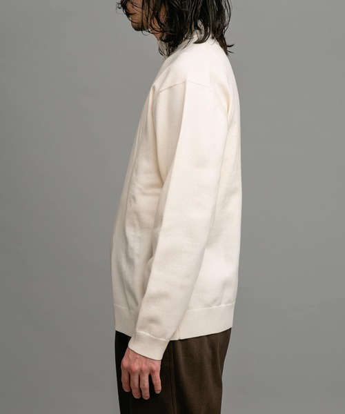 URBAN RESEARCH Sonny Label(アーバンリサーチサニーレーベル)の「ハイゲージモックネックニットプルオーバー(ニット/セーター・メンズ・ブラック/グレー/オフホワイト・MEDIUM/LARGE/X-LARGE)」の22枚目の写真