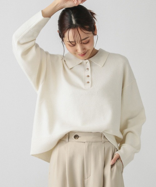 GLOBAL WORK（グローバルワーク）の「フワフワHugmeポロエリプル