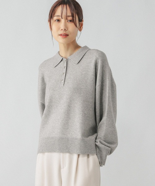 GLOBAL WORK（グローバルワーク）の「フワフワHugmeポロエリプル