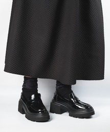 【追跡あり!】Steve Madden パテント チャンキーヒール ブーツ STEVE MADDEN（スティーブマデン）の「チャンキーヒール