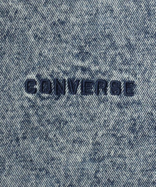 CONVERSE（コンバース）の「CONVERSE/コンバース ツイル/デニム リブライン バック刺繍 襟付きスタジャン レディース メンズ（スタジャン・メンズ・ブルー系その他/グリーン/ブラック/ブラック系その他・M/L/LL）」の14枚目の写真