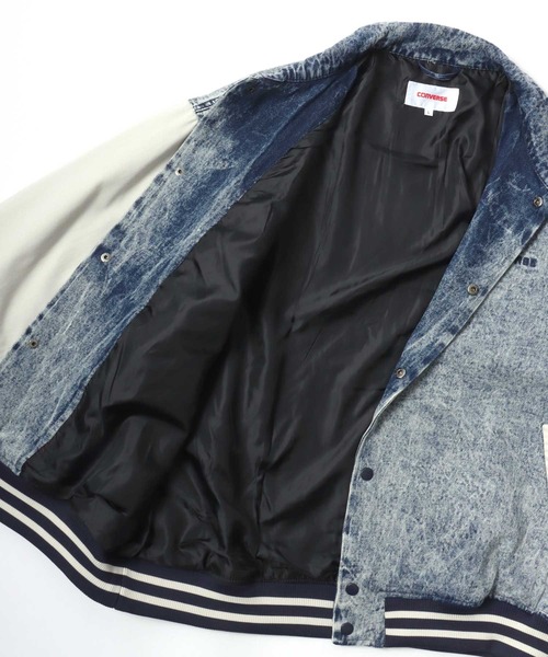 フォロー1割引き含む最終価格♦コンバースCONVERSE レザースタジャン♦L フォロー1割引き含む最終価格♢コンバースCONVERSE レザー