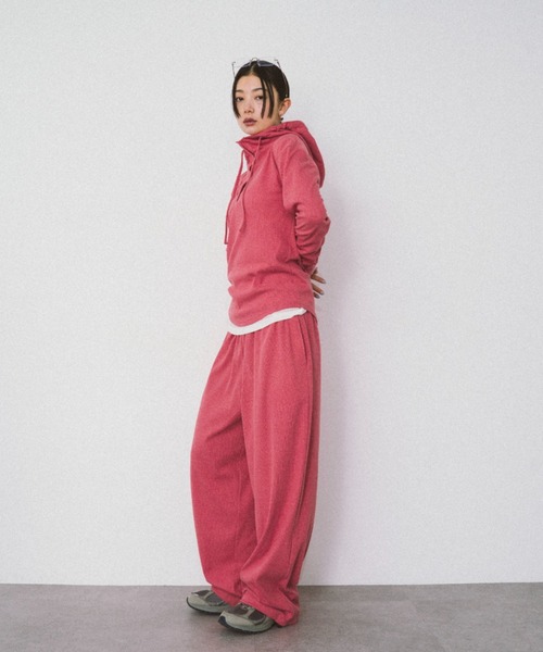 HANNE（アン）の「ドロストヘムリブイージーパンツ（その他パンツ・レディース・グレー/レッド・S/M）」の18枚目の写真