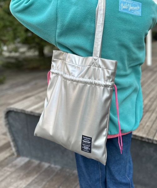 mi via loca（ミヴィアロカ）の「【2WAY！】 フェイクレザー トートバッグ（トートバッグ・レディース・ブラック/ピンク/シルバー/ピンク系その他・FREE）」の14枚目の写真