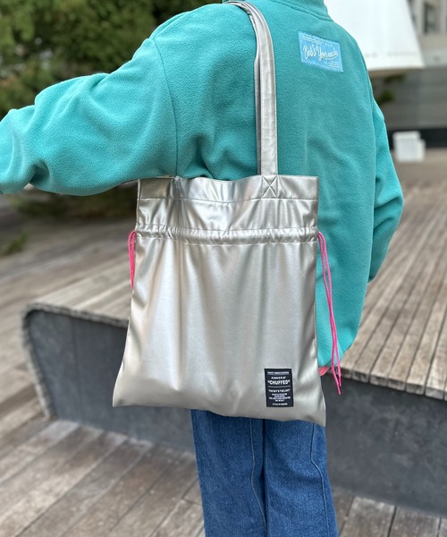 mi via loca（ミヴィアロカ）の「【2WAY！】 フェイクレザー トートバッグ（トートバッグ・レディース・ブラック/ピンク/シルバー/ピンク系その他・FREE）」の12枚目の写真