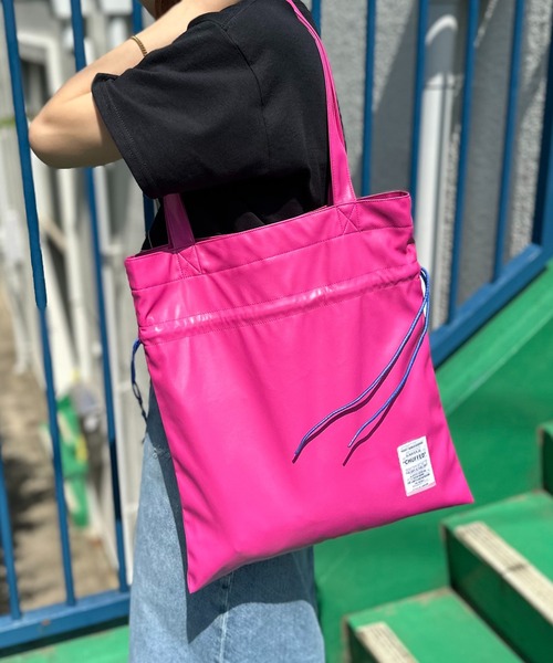 2WAY！】 フェイクレザー トートバッグ（トートバッグ）｜mi via loca