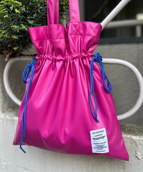 2WAY！】 フェイクレザー トートバッグ（トートバッグ）｜mi via loca