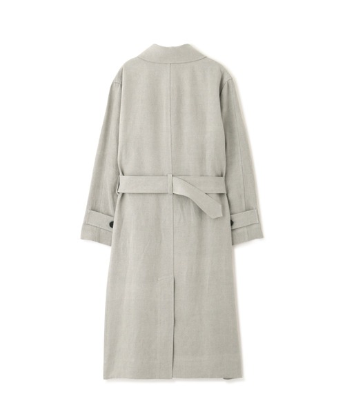 MARGARET HOWELL(マーガレットハウエル)の「STONE WASHED LINEN(ダウンジャケット/コート・レディース・ナチュラル・1/2)」の5枚目の写真