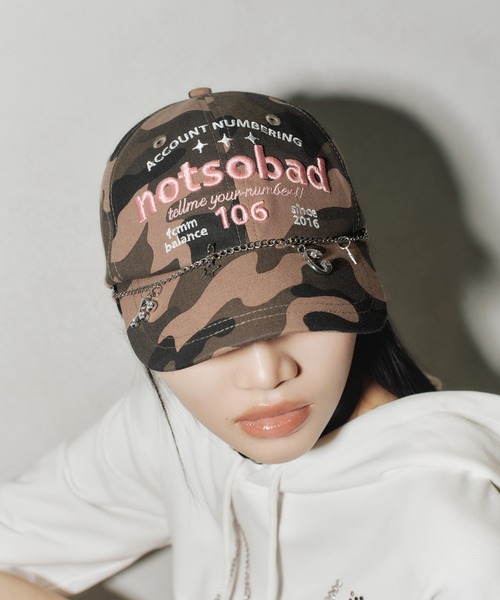 FCMM(エフシーエムエム)の「CAMO CAP/カモキャップ(ニットキャップ/ビーニー・レディース・ブラウン/グリーン・FREE)」の1枚目の写真