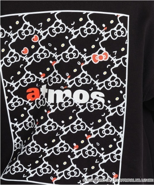 atmos pink(アトモスピンク)の「HELLO KITTY x atmos pink Double Open-end Zipper Parka / ハローキティ × アトモス ピンク ダブル オープンエンド ジッパー パーカー 【SP】(パーカー・レディース・グレー/ブラック・FREE)」の13枚目の写真