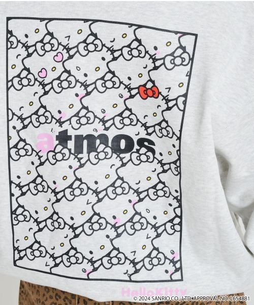 atmos pink(アトモスピンク)の「HELLO KITTY x atmos pink Double Open-end Zipper Parka / ハローキティ × アトモス ピンク ダブル オープンエンド ジッパー パーカー 【SP】(パーカー・レディース・グレー/ブラック・FREE)」の4枚目の写真