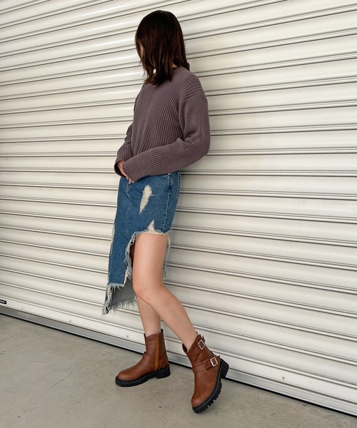 attagirl（アタガール）の「エンジニアブーツ（ブーツ・レディース・ブラウン/ブラック・M/L/LL/S）」の19枚目の写真