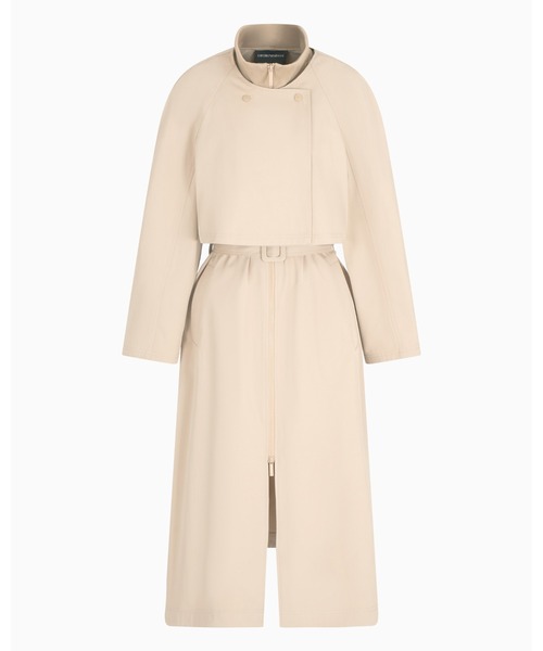 EMPORIO ARMANI(エンポリオアルマーニ)の「【エンポリオ アルマーニ】2-in-1 トレンチコート 撥水テクニカルコットン(トレンチコート・レディース・ベージュ・36/38/40/42)」の6枚目の写真