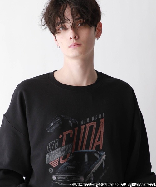 RAGEBLUE（レイジブルー）の「【Fast&Furious】別注/オーバーサイズ裏起毛スウェット（スウェット・メンズ・その他8/ブラック/その他7・LARGE/MEDIUM）」の3枚目の写真