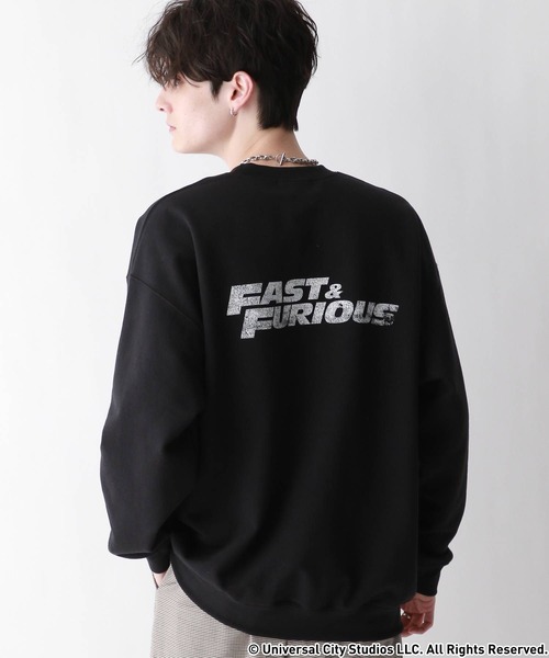 セール】【Fast&Furious】別注/オーバーサイズ裏起毛スウェット
