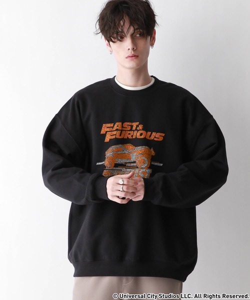 RAGEBLUE（レイジブルー）の「【Fast&Furious】別注/オーバーサイズ裏起毛スウェット（スウェット・メンズ・その他8/ブラック/その他7・LARGE/MEDIUM）」の19枚目の写真