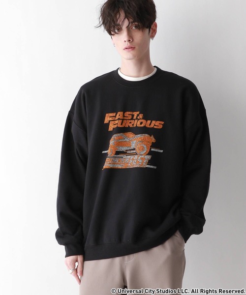 RAGEBLUE（レイジブルー）の「【Fast&Furious】別注/オーバーサイズ裏起毛スウェット（スウェット・メンズ・その他8/ブラック/その他7・LARGE/MEDIUM）」の17枚目の写真