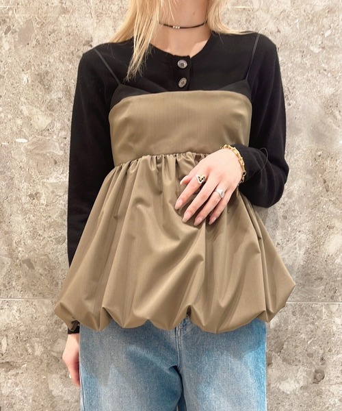 キャミソール ペプラムトップ / Peplum Top セール】ペプラムトップ / Peplum Top（キャミソール）｜LE CIEL