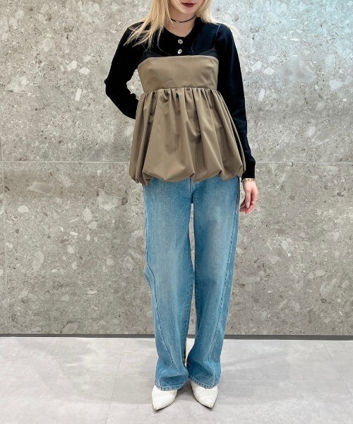 ルシェルブルー★ペプラムトップス セール】ペプラムトップ / Peplum Top（キャミソール）｜LE CIEL