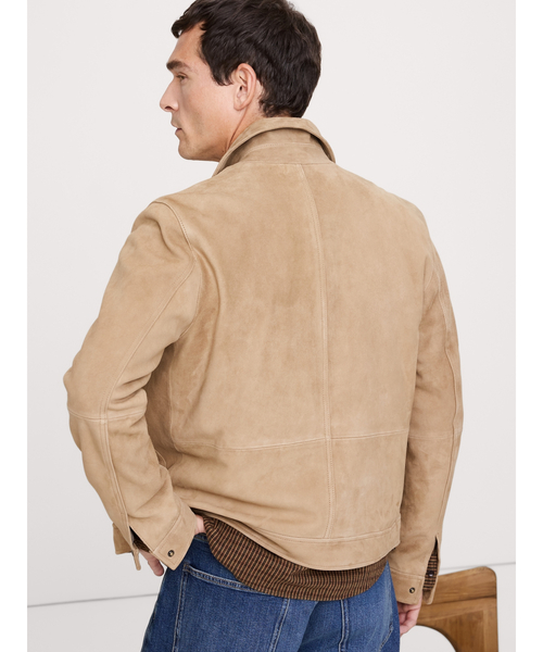 スエードレザー トラッカージャケット（その他アウター）｜BANANA