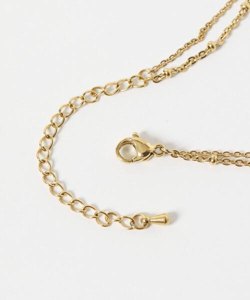 SMELLY(スメリー)の「ステンレスミニボール2レイヤードネックレス(ネックレス・レディース・シルバー/ゴールド・-)」の10枚目の写真