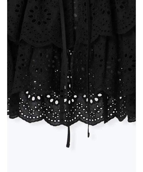 Te chichi（テチチ）の「カットワークレースレイヤードボレロ（シャツ/ブラウス・レディース・ブラック/オフホワイト・F）」の19枚目の写真