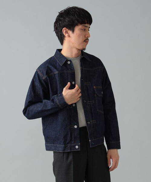 AUBERGE（オーベルジュ）の「AUBERGE / BIO デニム 1stタイプ ブルゾン（ブルゾン・メンズ・インディゴブルー・40）」の6枚目の写真
