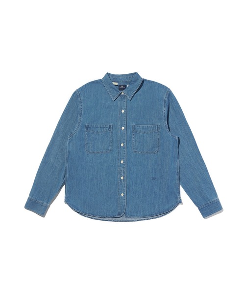 ブラウス シャツ Levi's/リーバイス BLUETAB(TM) デニム ユーティリティシャツ レディース Levi's/リーバイス BLUETAB(TM) デニム ユーティリティシャツ