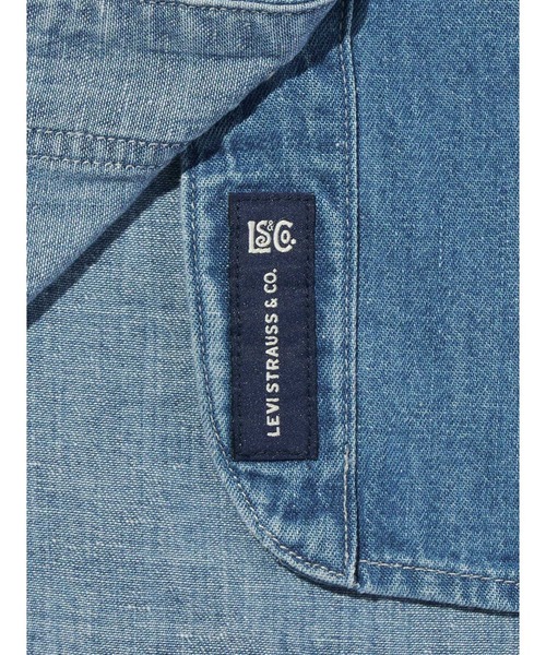 ブラウス シャツ Levi's/リーバイス BLUETAB(TM) デニム ユーティリティシャツ レディース Levi's/リーバイス BLUETAB(TM) デニム ユーティリティシャツ